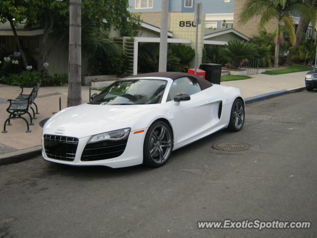 Audi R8 spotted in La Jolla, California