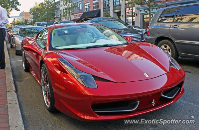 Ferrari 458 Italia spotted in Red Bank, New Jersey