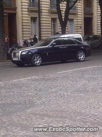 Rolls Royce Ghost spotted in Paris, France