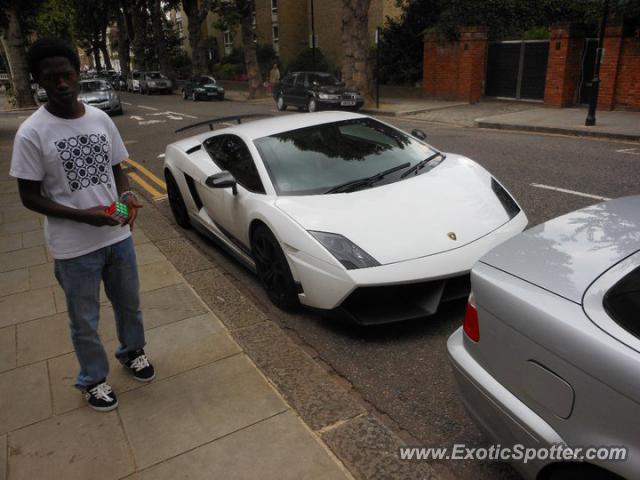 Lamborghini Gallardo spotted in London, United Kingdom