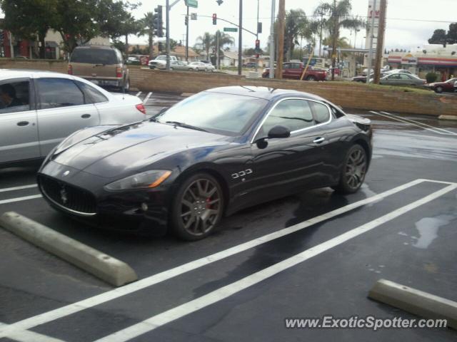 Maserati GranTurismo spotted in San Diego, California