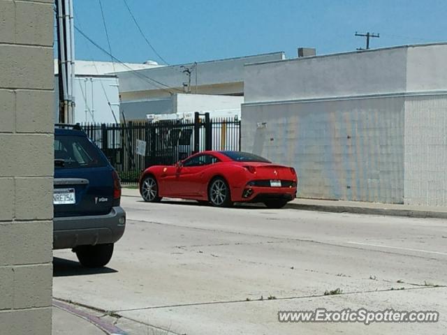 Ferrari California spotted in San Diego, California