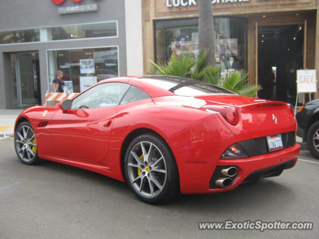 Ferrari California spotted in La Jolla, California