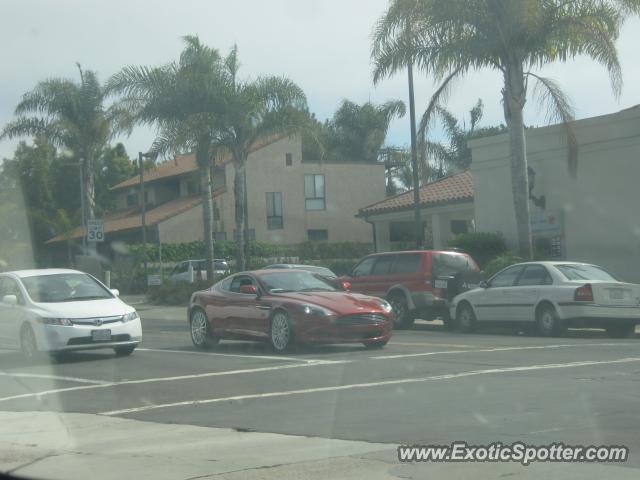 Aston Martin DB9 spotted in La Jolla, California