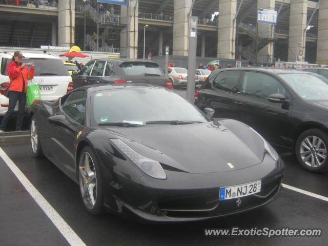 Ferrari 458 Italia spotted in Nurburgring, Germany