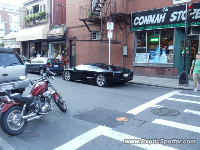 Lamborghini Murcielago spotted in Boston, Massachusetts