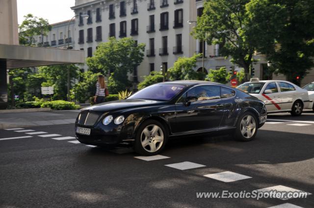 Bentley Continental spotted in Madrid, Spain