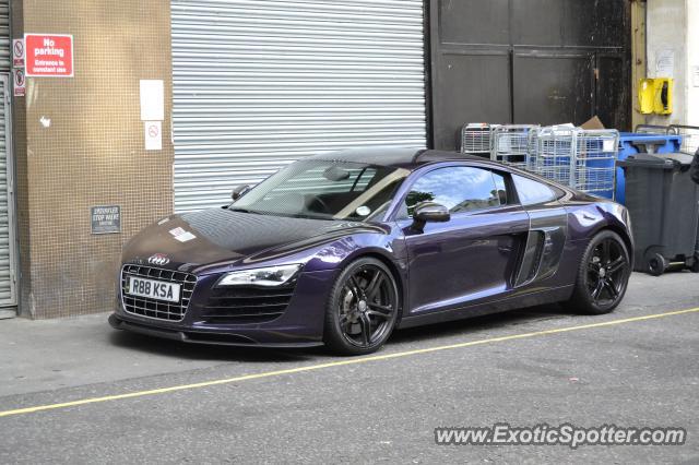 Audi R8 spotted in London, United Kingdom