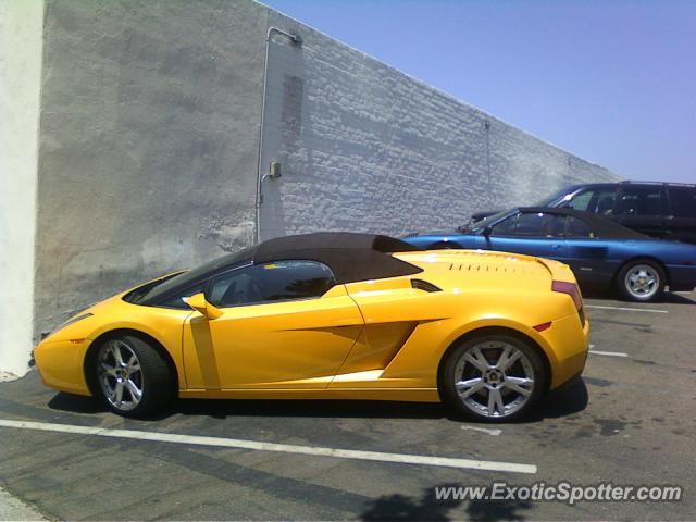 Lamborghini Gallardo spotted in San Diego, California