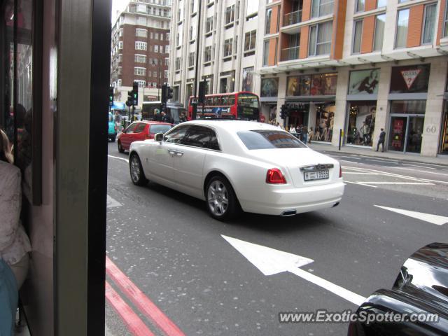 Rolls Royce Ghost spotted in London, United Kingdom