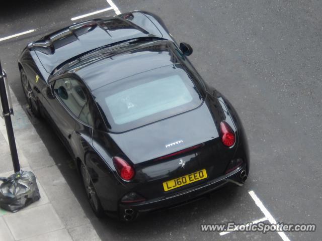 Ferrari California spotted in London, United Kingdom