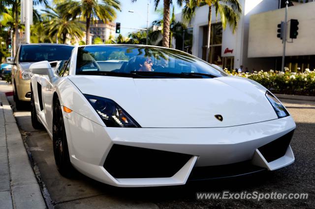 Lamborghini Gallardo spotted in Beverly Hills, California