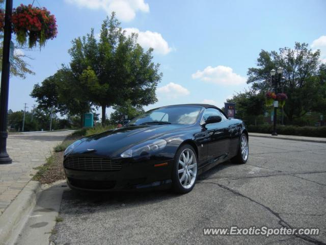 Aston Martin DB9 spotted in Barrington, Illinois