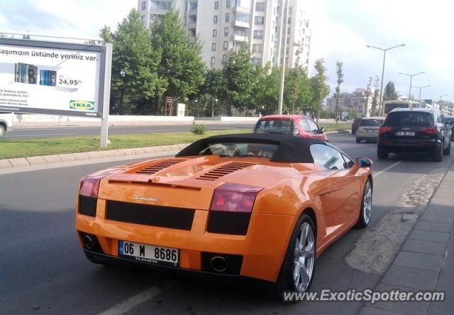 Lamborghini Gallardo spotted in Ankara, Turkey