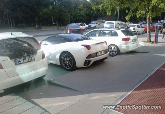 Ferrari California spotted in Ankara, Turkey