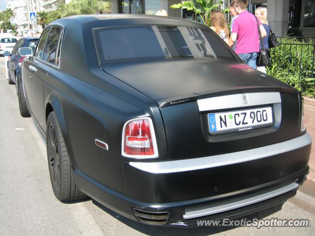 Rolls Royce Phantom spotted in Cannes, France