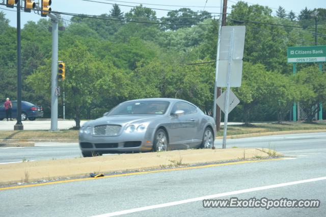 Bentley Continental spotted in Lima, Pennsylvania