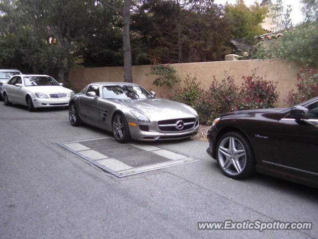 Mercedes SLS AMG spotted in Pebble Beach, California