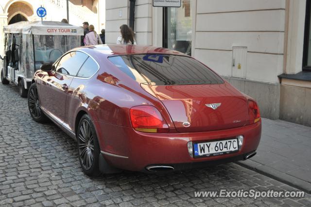 Bentley Continental spotted in Kraków, Poland