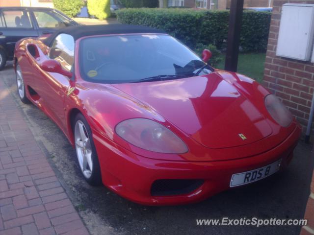 Ferrari 360 Modena spotted in London, United Kingdom