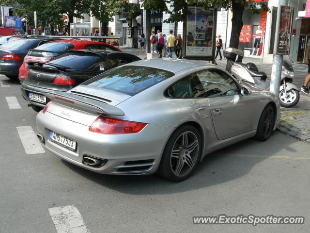 Porsche 911 Turbo spotted in Prague, Czech Republic