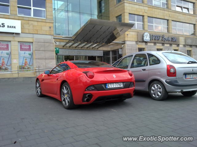 Ferrari California spotted in Cracow, Poland