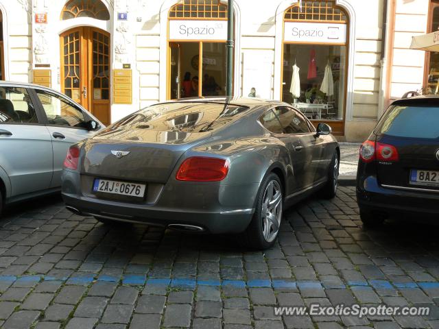 Bentley Continental spotted in Prague, Czech Republic