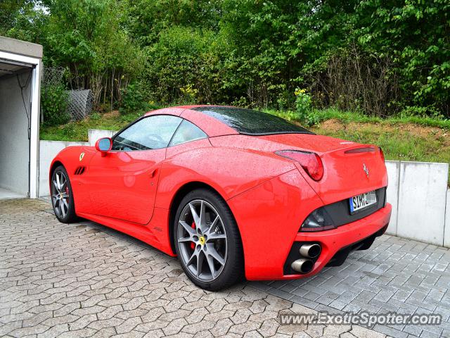 Ferrari California spotted in Simmern, Germany