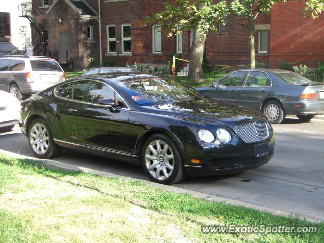 Bentley Continental spotted in Toronto, Canada