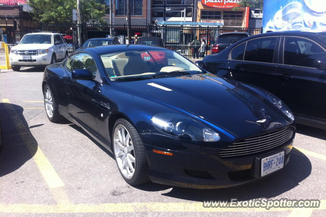 Aston Martin DB9 spotted in Toronto, Canada