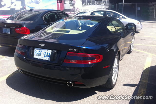 Aston Martin DB9 spotted in Toronto, Canada