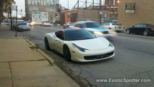 Ferrari 458 Italia spotted in Chicago, Illinois