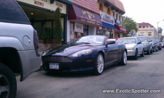 Aston Martin DB9 spotted in Long Beach, New York