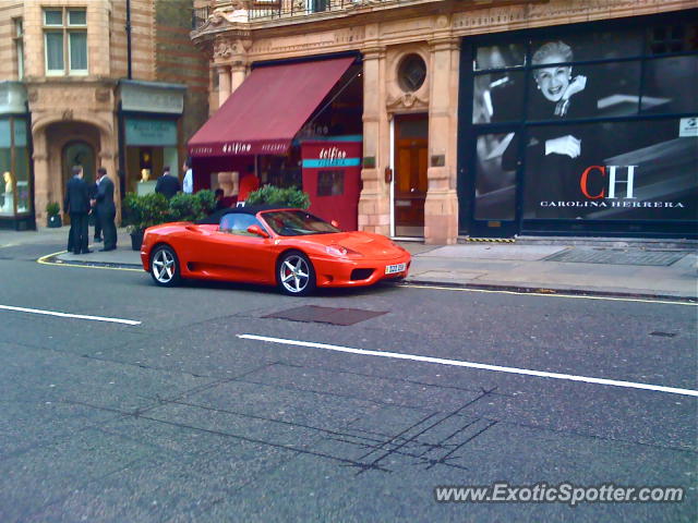 Ferrari 360 Modena spotted in London, United Kingdom