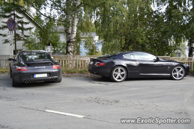 Aston Martin DB9 spotted in Hämeenlinna, Finland