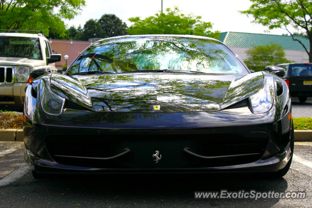 Ferrari 458 Italia spotted in Red Bank, New Jersey