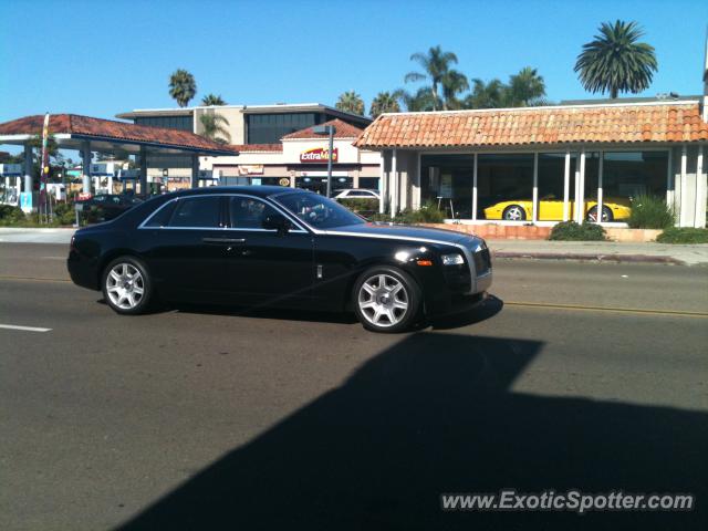 Rolls Royce Ghost spotted in La Jolla, California