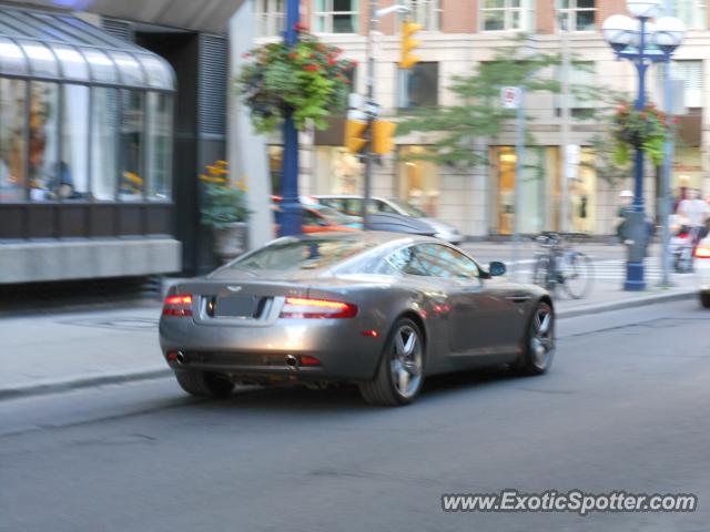 Aston Martin DB9 spotted in Toronto, Canada