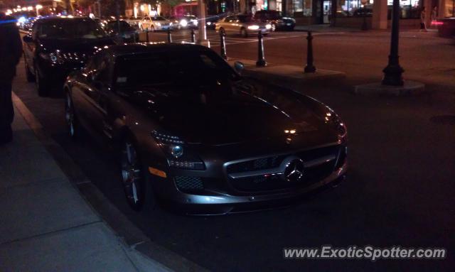 Mercedes SLS AMG spotted in Boston, Massachusetts