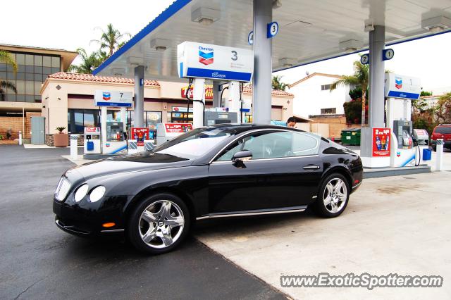 Bentley Continental spotted in La Jolla, California