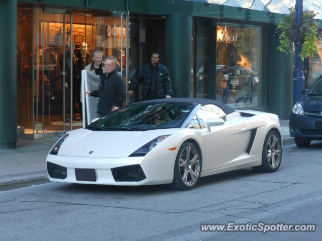 Lamborghini Gallardo spotted in Toronto, Canada