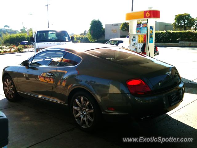 Bentley Continental spotted in San Diego, California