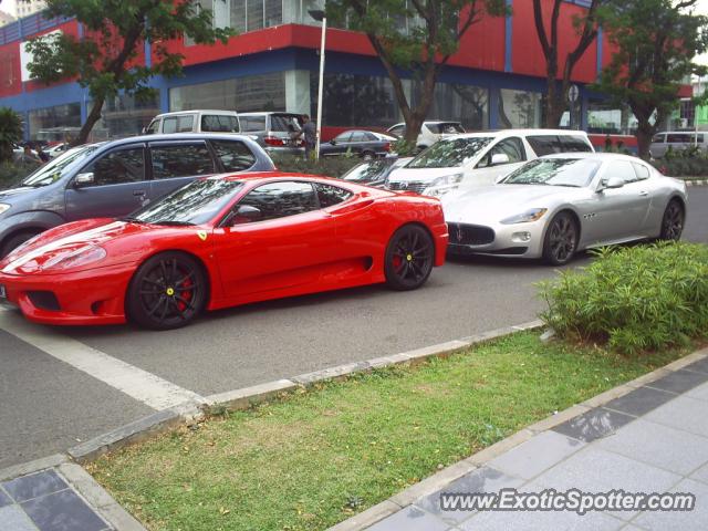 Ferrari 360 Modena spotted in Jakarta, Indonesia