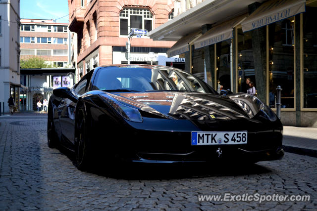 Ferrari 458 Italia spotted in Frankfurt, Germany