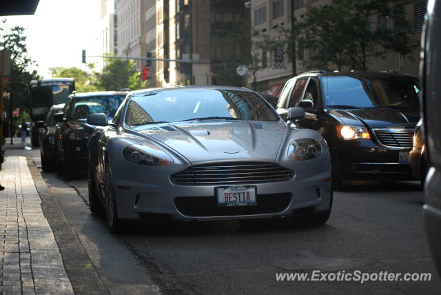 Aston Martin DBS spotted in Chicago, Illinois