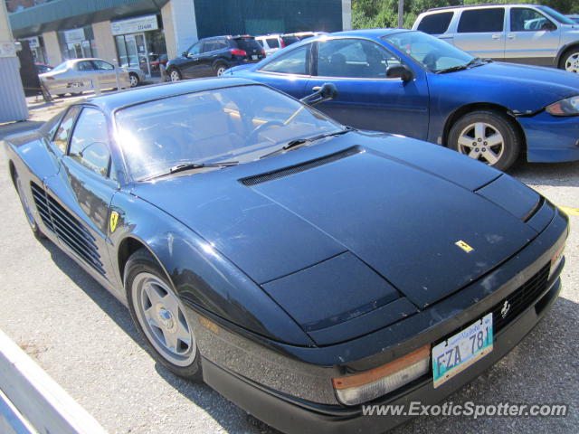 Ferrari Testarossa spotted in Winnipeg, Manitoba, Canada