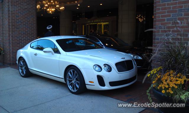 Bentley Continental spotted in Boston, Massachusetts