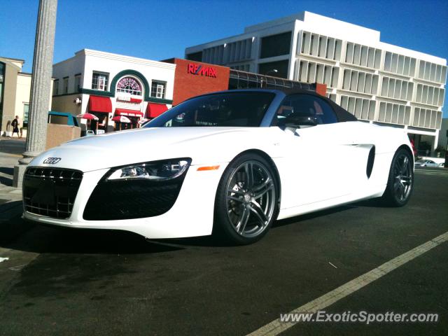 Audi R8 spotted in La Jolla, California