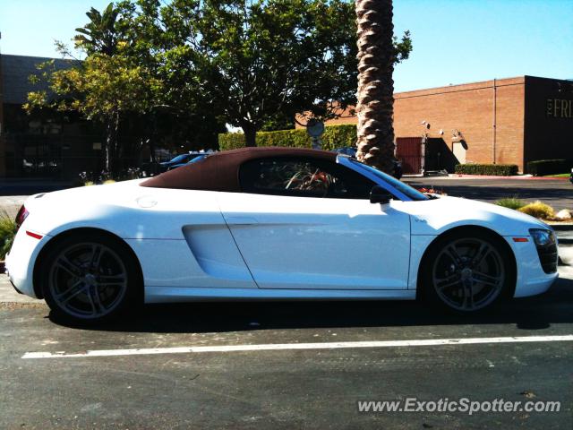 Audi R8 spotted in La Jolla, California