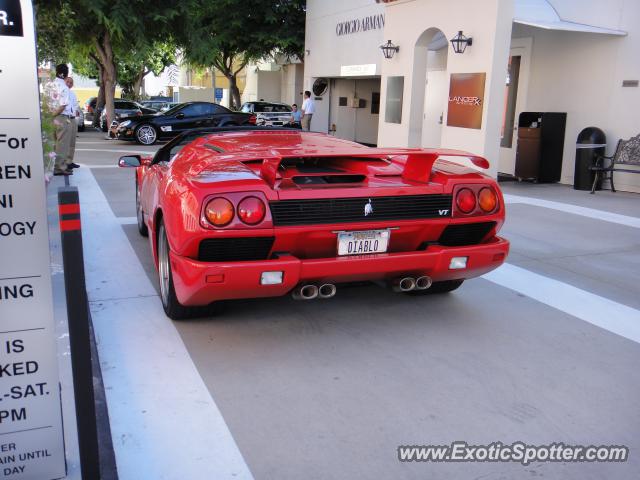 Lamborghini Diablo spotted in Beverly Hills, California